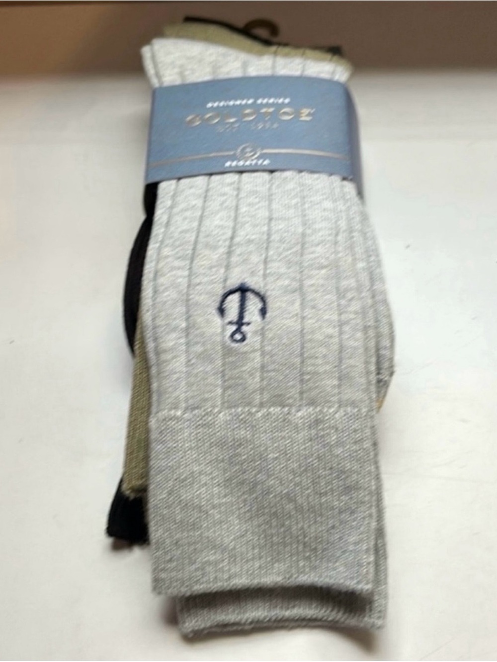 New Gold Toe Socks Men’s 3 Pair Multi Colored Crew Casual Business Active Socks - Picture 2 of 12